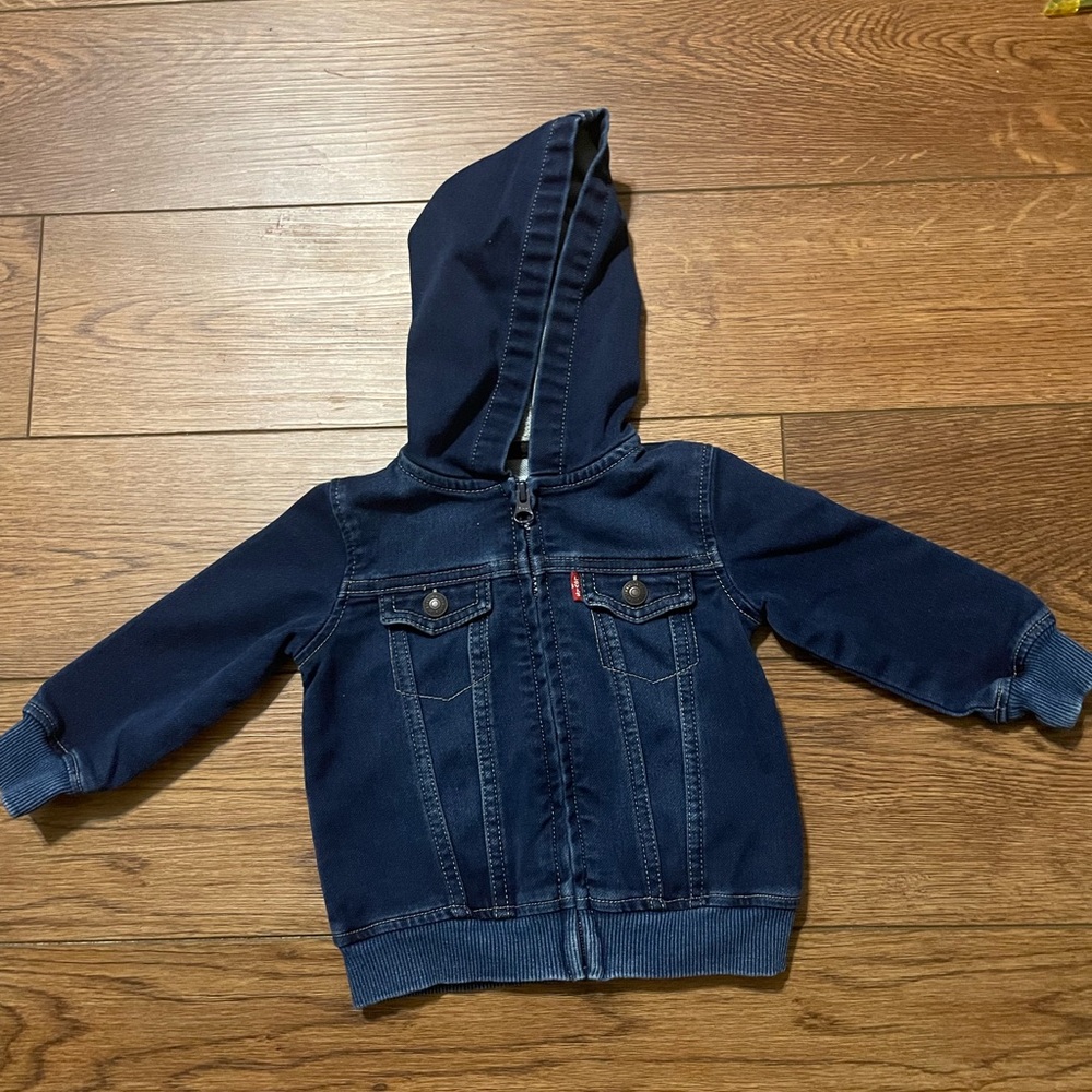 Levi's Baby Boys or Girls Knit
Hooded Denim “Waverly” Jacket Unisex
